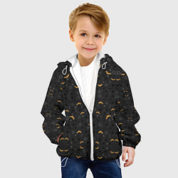 Куртка с капюшоном детская ЛЕТУЧИЕ МЫШИ, цвет: 3D-белый — фото 2
