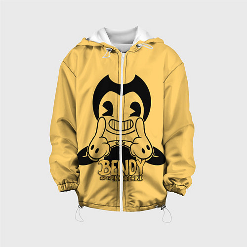 Детская куртка Bendy And The Ink Machine / 3D-Белый – фото 1