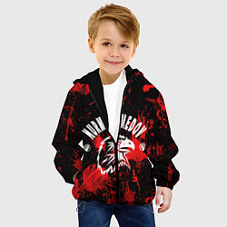 Куртка с капюшоном детская Khabib, цвет: 3D-черный — фото 2