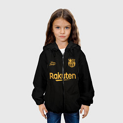 Куртка с капюшоном детская BARCELONA выездная сезон 2021, цвет: 3D-черный — фото 2