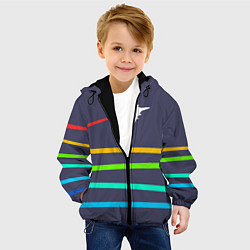 Куртка с капюшоном детская В небо, цвет: 3D-черный — фото 2