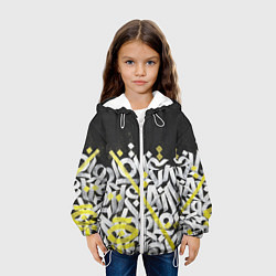 Куртка с капюшоном детская GRAFFITY, цвет: 3D-белый — фото 2