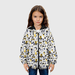 Куртка с капюшоном детская Мечта рыболова, цвет: 3D-черный — фото 2