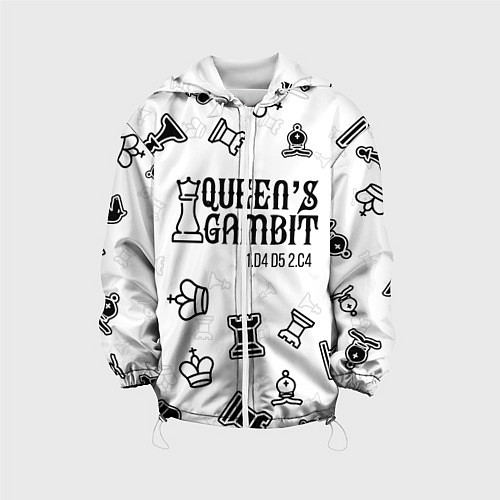 Детская куртка ХОД КОРОЛЕВЫ / 3D-Белый – фото 1