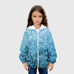 Куртка с капюшоном детская Иней, цвет: 3D-белый — фото 2
