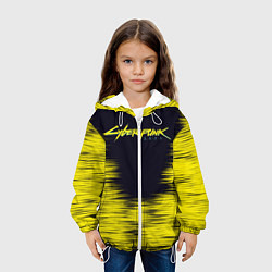 Куртка с капюшоном детская Cyberpunk 2077, цвет: 3D-белый — фото 2