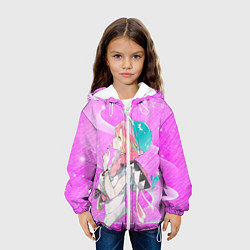 Куртка с капюшоном детская Мицури Канродзи, цвет: 3D-белый — фото 2