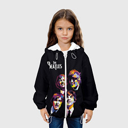 Куртка с капюшоном детская The Beatles, цвет: 3D-белый — фото 2