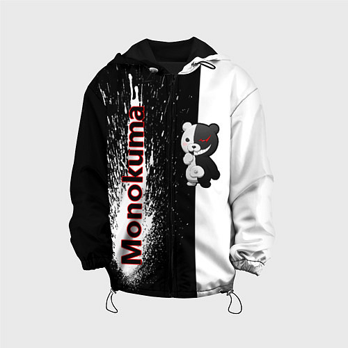 Детская куртка Monokuma / 3D-Черный – фото 1