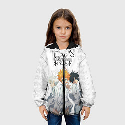 Куртка с капюшоном детская Персонажи Обещанный Неверленд, цвет: 3D-черный — фото 2