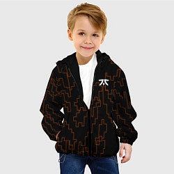 Куртка с капюшоном детская Cs:go - Fnatic 2021 Bootcamp, цвет: 3D-черный — фото 2
