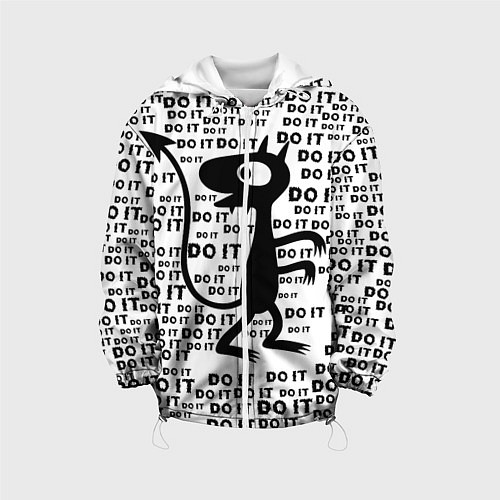 Детская куртка Люси / 3D-Белый – фото 1