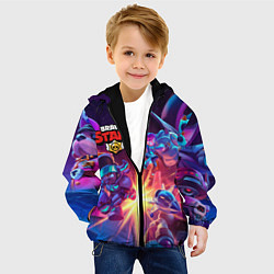 Куртка с капюшоном детская StarrForce, цвет: 3D-черный — фото 2