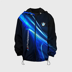 Куртка с капюшоном детская BMW, цвет: 3D-черный