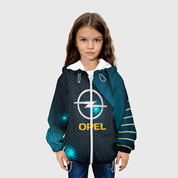 Куртка с капюшоном детская OPEL ОПЕЛЬ, цвет: 3D-белый — фото 2