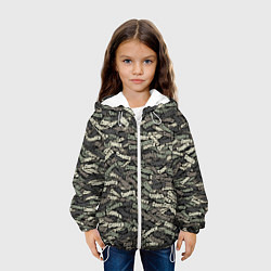 Куртка с капюшоном детская Камуфляж - Серёга, цвет: 3D-белый — фото 2