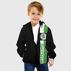 Куртка с капюшоном детская Шкодавод Z, цвет: 3D-черный — фото 2