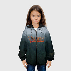 Куртка с капюшоном детская Valheim, цвет: 3D-черный — фото 2