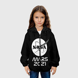 Куртка с капюшоном детская NASA Perseverance, цвет: 3D-черный — фото 2