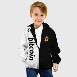 Куртка с капюшоном детская БИТКОИН BITCOIN Z, цвет: 3D-черный — фото 2