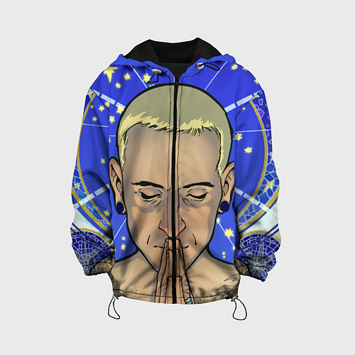 Детская куртка Chester Bennington / 3D-Черный – фото 1