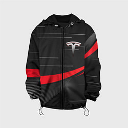 Куртка с капюшоном детская TESLA ABSTRACT ТЕСЛА СПОРТ, цвет: 3D-черный