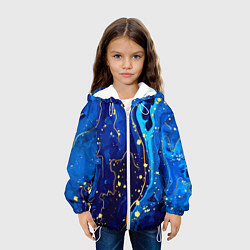 Куртка с капюшоном детская СИНИЙ ГРАНИТ, цвет: 3D-белый — фото 2