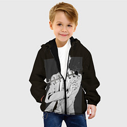Куртка с капюшоном детская Нанами Магическая Битва, цвет: 3D-черный — фото 2