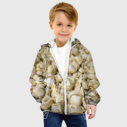 Куртка с капюшоном детская Пельмени, цвет: 3D-белый — фото 2