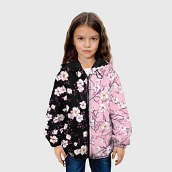 Куртка с капюшоном детская САКУРА SAKURA ВИШНЯ, цвет: 3D-черный — фото 2