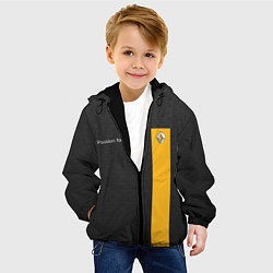 Куртка с капюшоном детская Renault, цвет: 3D-черный — фото 2