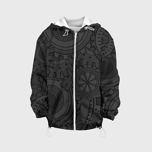 Детская куртка GEARS STEAMPUNK / 3D-Белый – фото 1