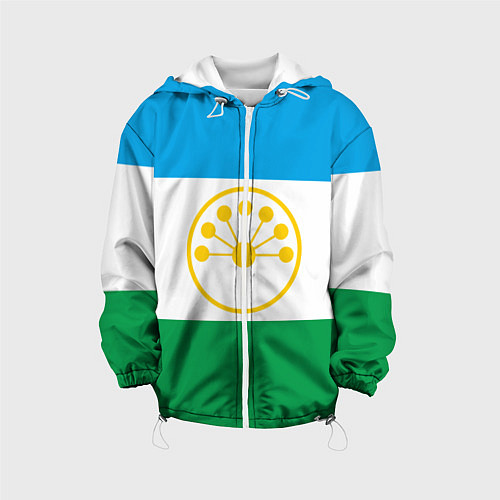 Детская куртка Башкортостан / 3D-Белый – фото 1