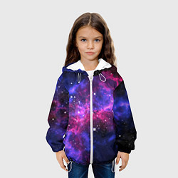 Куртка с капюшоном детская Distant space, цвет: 3D-белый — фото 2