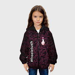 Куртка с капюшоном детская Free Lelush - Stars, цвет: 3D-черный — фото 2