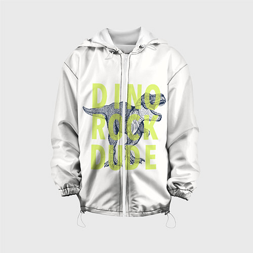 Детская куртка DINO ROCK DUDE / 3D-Белый – фото 1