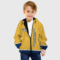Куртка с капюшоном детская Nashville Predators, цвет: 3D-черный — фото 2