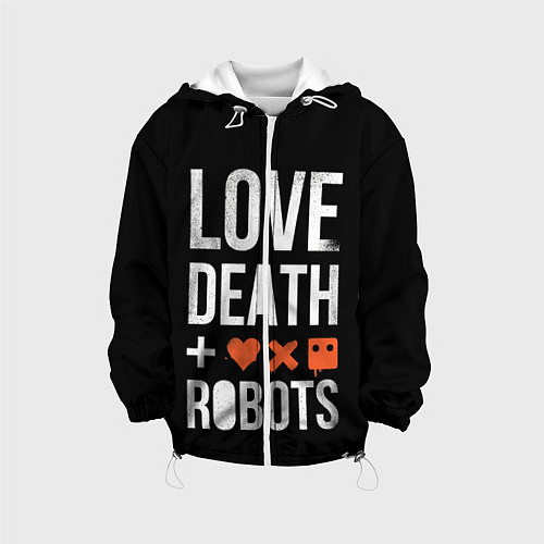 Детская куртка Love Death Robots / 3D-Белый – фото 1