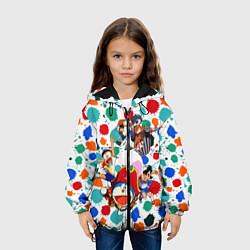 Куртка с капюшоном детская Дораэмон и компания, цвет: 3D-черный — фото 2