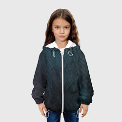 Куртка с капюшоном детская Dark Texture, цвет: 3D-белый — фото 2
