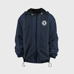 Куртка с капюшоном детская FC Chelsea Fresh 202122, цвет: 3D-черный
