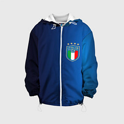 Куртка с капюшоном детская Сборная Италии, цвет: 3D-белый