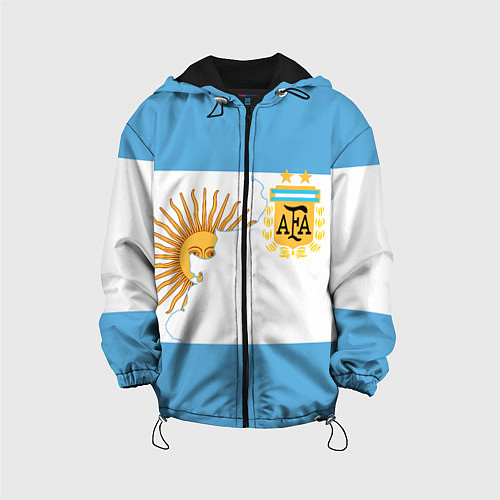 Детская куртка Сборная Аргентины / 3D-Черный – фото 1
