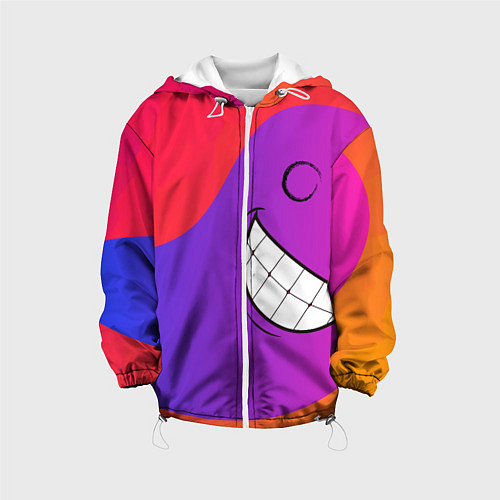 Детская куртка Градиент призрак / 3D-Белый – фото 1