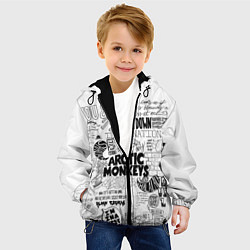 Куртка с капюшоном детская Arctic Monkeys, цвет: 3D-черный — фото 2
