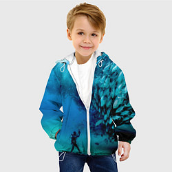 Куртка с капюшоном детская Фото дайвинг, цвет: 3D-белый — фото 2