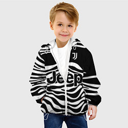 Куртка с капюшоном детская JUVENTUS TORINO HOME, цвет: 3D-белый — фото 2