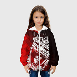 Куртка с капюшоном детская LIVERPOOL ЛИВЕРПУЛЬ, цвет: 3D-белый — фото 2