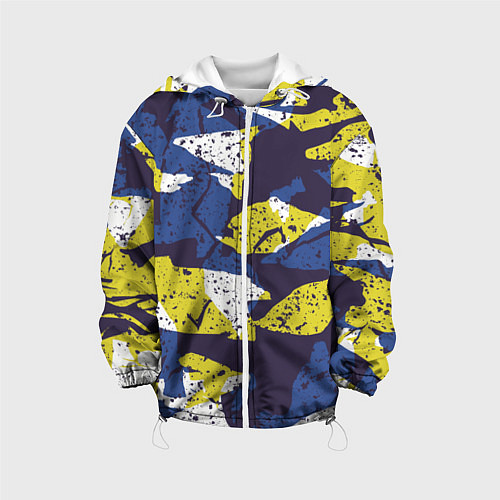 Детская куртка Пятна / 3D-Белый – фото 1