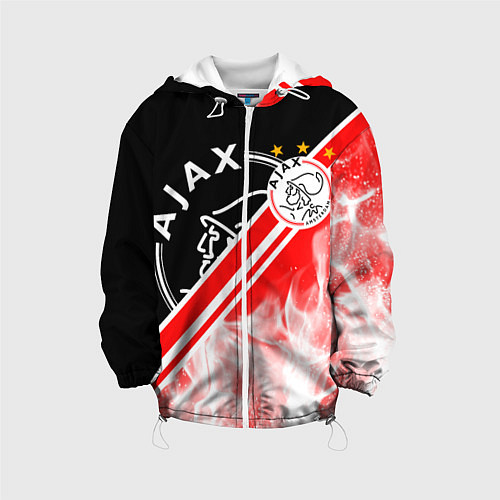 Детская куртка FC AJAX AMSTERDAM ФК АЯКС / 3D-Белый – фото 1